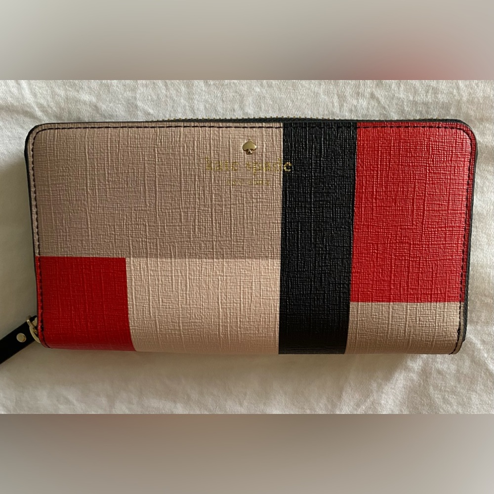 NWOT Kate Spade Color Block Wallet